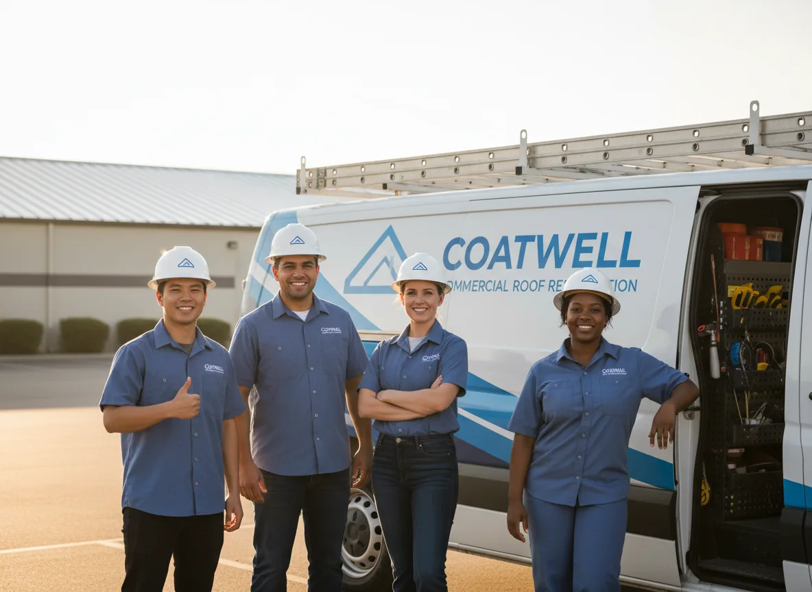 Commercial roof coating company in Ola, ID